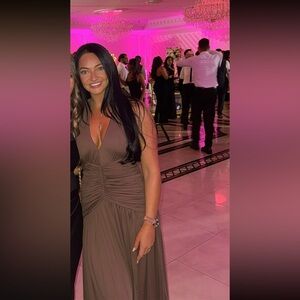 BABYBOO MELANIA CHOCOLATE MAXI DRESS